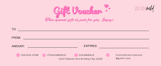 ZUZA MED SPA VOUCHER